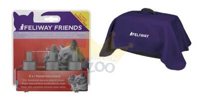 CEVA Feliway Friends uzpildes komplekts 3x48 ml ar C.A.P. feromoniem EKONOMISKĀ PĀKTE