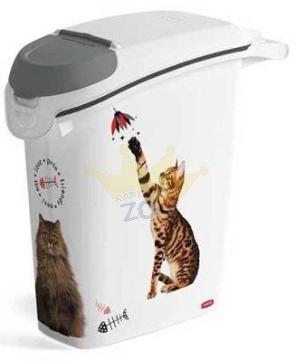 CURVER PetLife konteiners pakaišiem vai barībai 10 kg/27 l 23,2x49,7x50,3