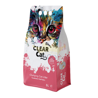 Clear Cat Blanco Baby Powder bentonīta pakaiši 20l