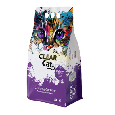 Clear Cat Blanco Lavender bentonīta pakaišu pakaišiem 20l