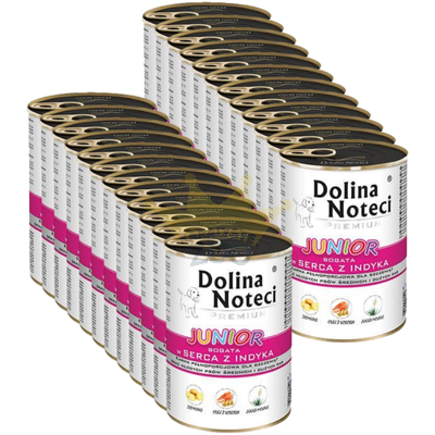 DOLINA NOTECI PREMIUM Junior ar tītara sirsniņām 24x400g