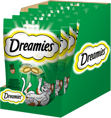 DREAMIES 180g kaķenes našķi ar kaķumētru