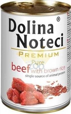 Dolina Noteci Premium Pure liellopu gaļa ar brūnajiem rīsiem 12x800g