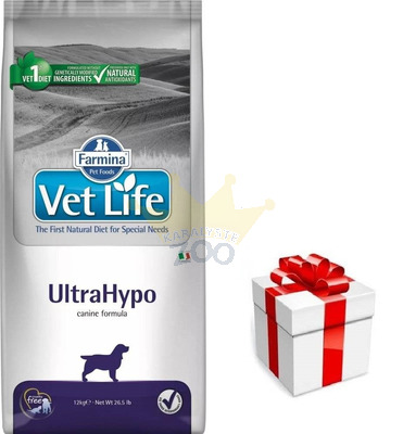 FARMINA Vet Life Dog Ultrahypo 12kg + STAIGMENA SUŅIEM