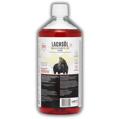 LAB-V Lachsöl Laša eļļa zirgiem 1000ml