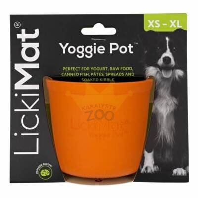 Lickimat® Yoggie Pot Orange
