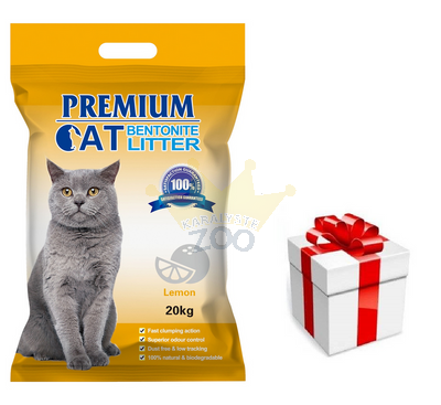 Premium Cat Clumping Bentonite Litter - dabīgs kaķiem 5L