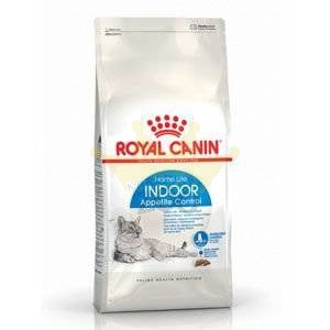 ROYAL CANIN Indoor Appetite Control 400g sausā barība pieaugušiem kaķiem, kas ēd tikai iekštelpās un kuriem ir izsalkums pēc barības