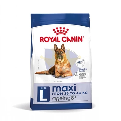 ROYAL CANIN Maxi Ageing 8+ 15kg sausā barība pieaugušiem suņiem, vecākiem par 8 gadiem, lielām šķirnēm