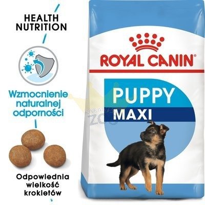 ROYAL CANIN Maxi Puppy 1kg sausā barība kucēniem no 2 līdz 15 mēnešiem, lielām šķirnēm