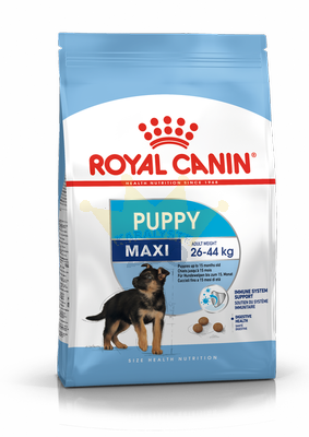 ROYAL CANIN Maxi Puppy 4kg sausā barība kucēniem no 2 līdz 15 mēnešiem, lielām šķirnēm