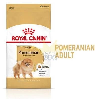 ROYAL CANIN Pomeranian Adult 500g sausā barība pieaugušiem pomerānijas šķirnes suņiem