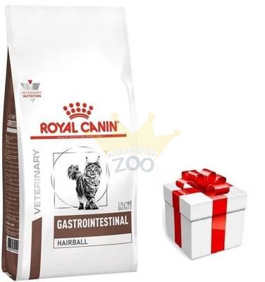 ROYAL CANIN Skin Hairball Gastrointestinal 4kg + STAIGMENA KATEI