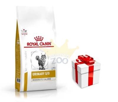 ROYAL CANIN Urinary S/O Moderate Calorie UMC34 9kg + STAIGMENA KATEI