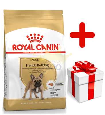 ROYAL CANIN franču buldogs pieaugušajiem 9kg + STAIGMENA SUŅIEM